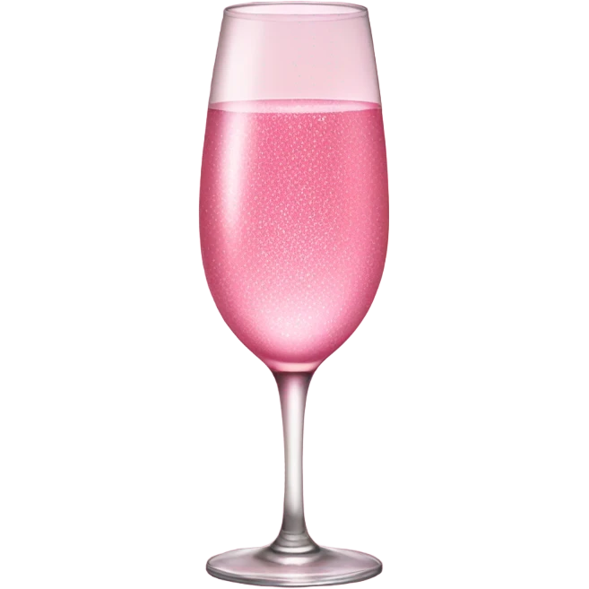 Pink sparkling wine  emoji