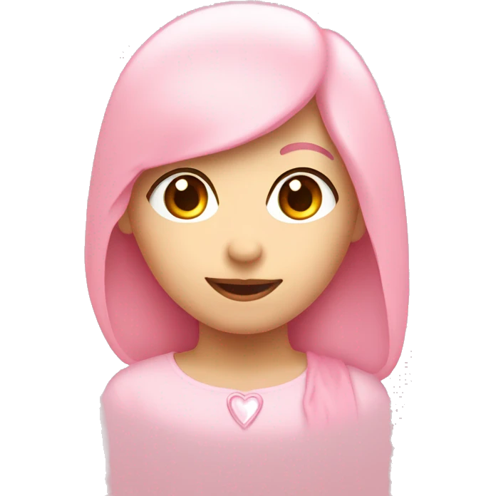 Licht roze hartje emoji