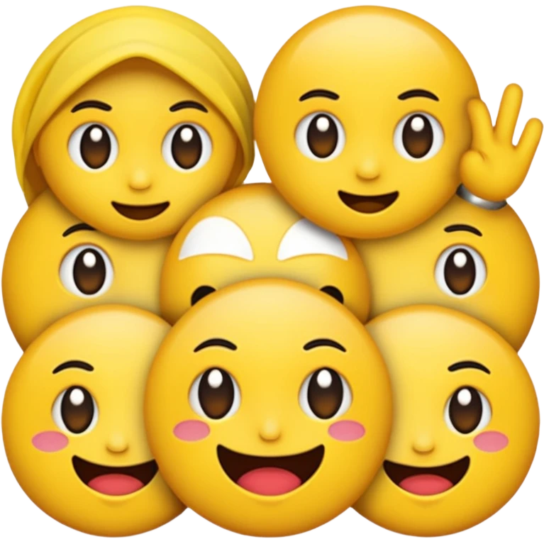 emoji rubah berwarna hitam putih emoji