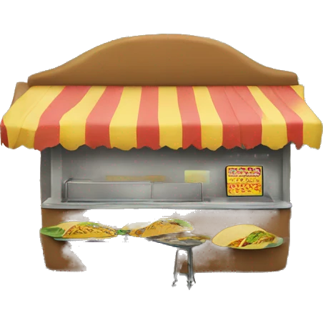 Taco stand emoji