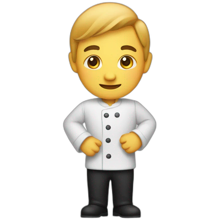 server in restaurant emoji