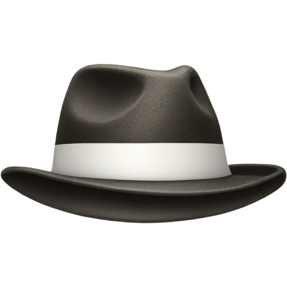 hat with a smiley face emoji