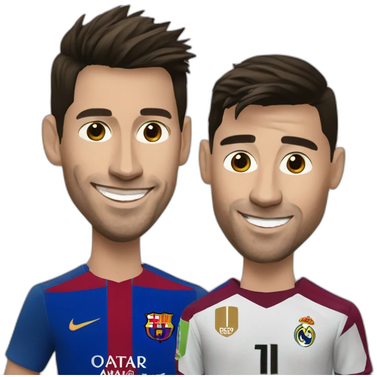 Messi et Ronaldo  emoji