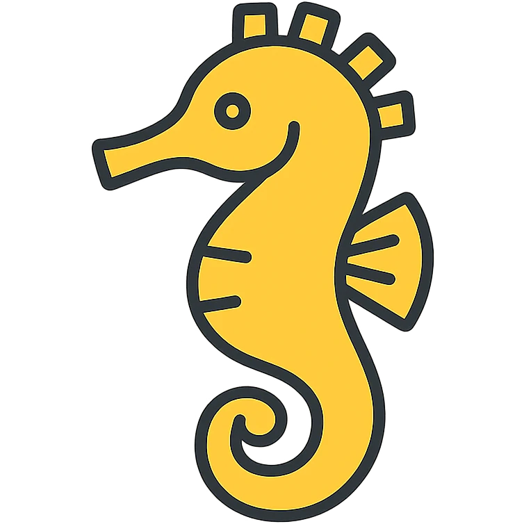 yellow seahorse emoji