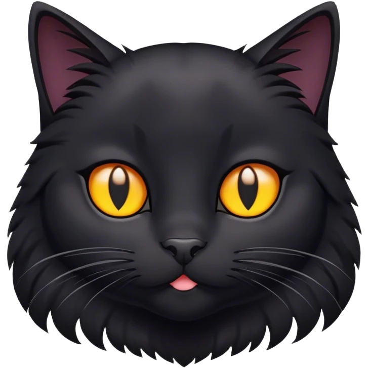 Black cat emoji
