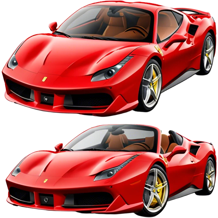 Ferrari 488 GTB - Ferrari (Model Year: 2020) (Iconic colour: Red) emoji