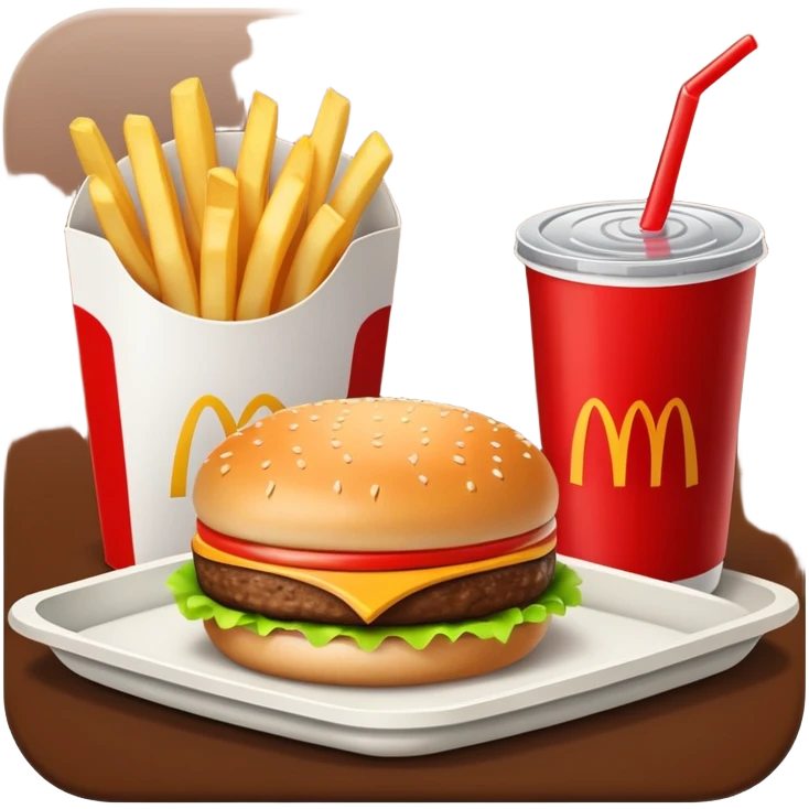 1990’s McDonald’s meal  emoji