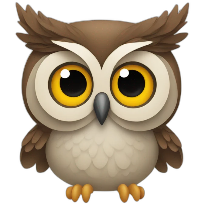 Logo owl emoji