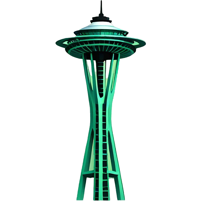 emerald space needle emoji