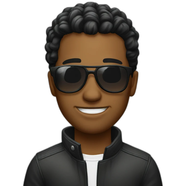 Cool guy emoji