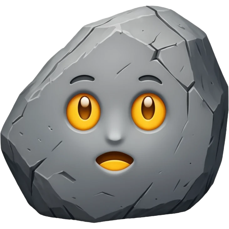 generate me a simple gray rock emoji