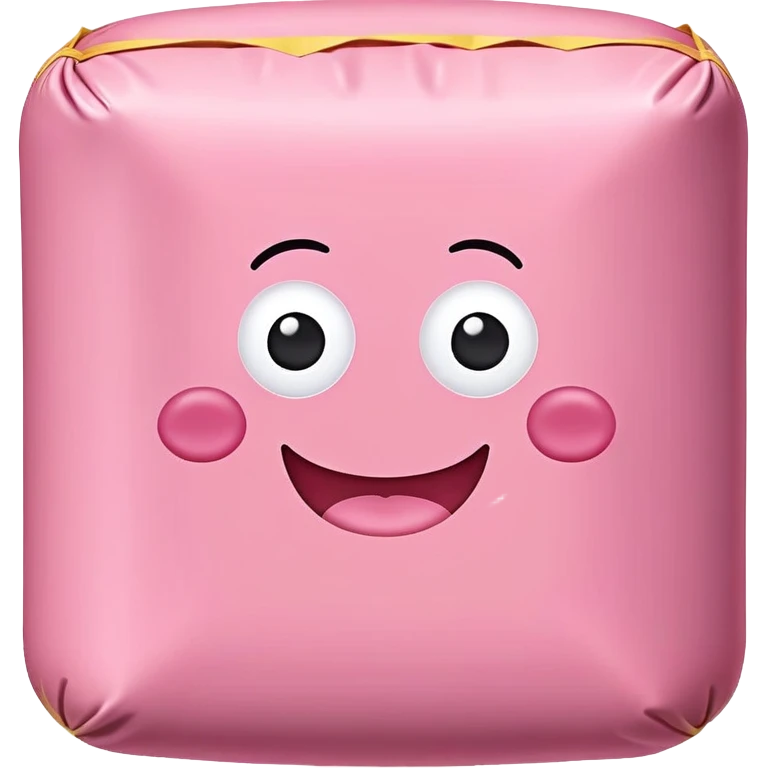 spam meat pink inflatable spam can emoji