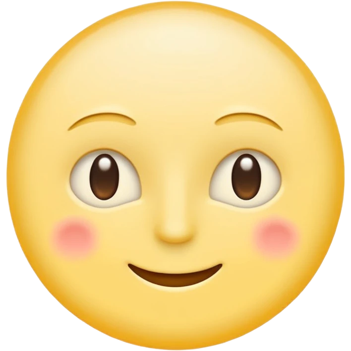 minimal flat emoji symbolizing insight or understanding,
soft glowing dot or gentle light shape,
warm pastel yellow tone,
calm intelligence aesthetic,
premium health app icon style,
transparent background,
vector illustration
 emoji