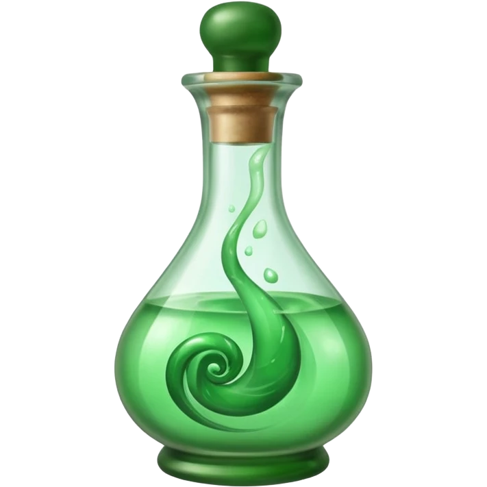 Herbal Potion in a closed bottle   emoji