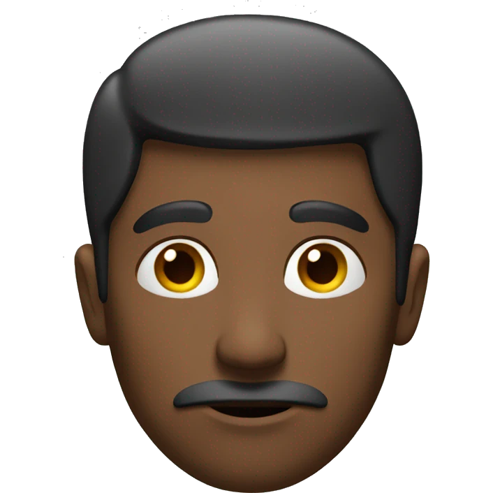 Man thinking emoji
