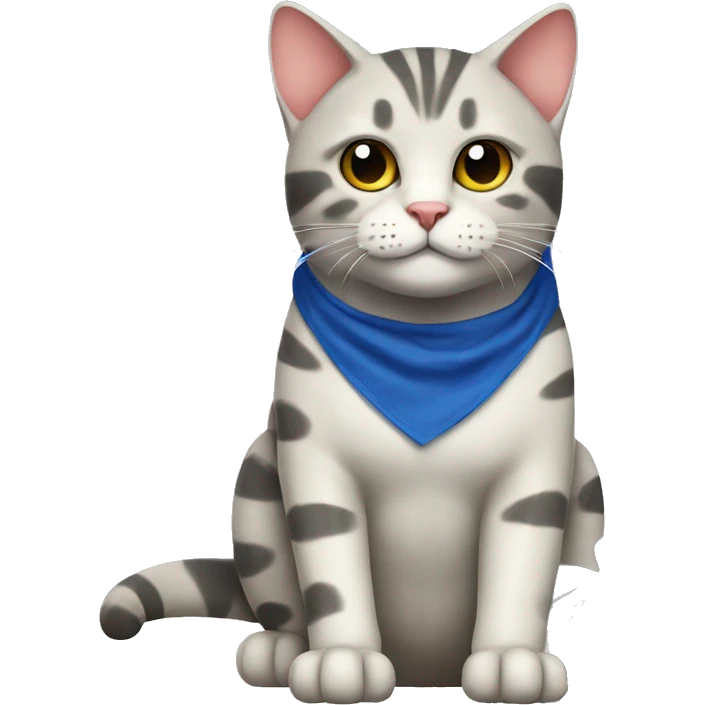 An european cat with a flag of a monstera plant leave    emoji
