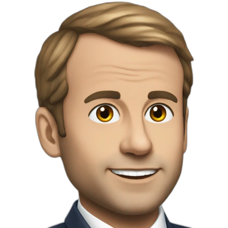 Macron sur Brigitte emoji
