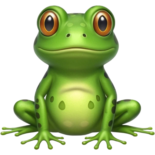 Frog breaking wind showing wind from bum emoji