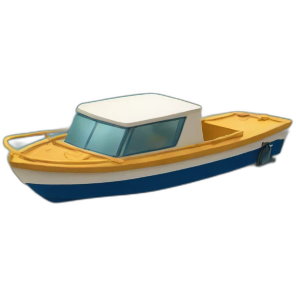Drive a boats in road emoji