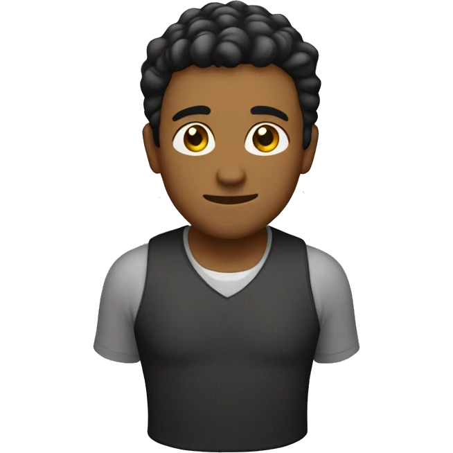 Chico de color emoji
