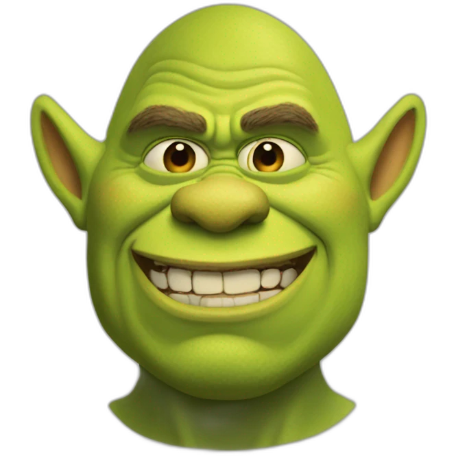 Shrek supris troll emoji