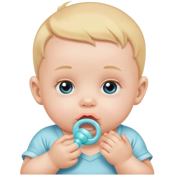 baby with pacifier emoji