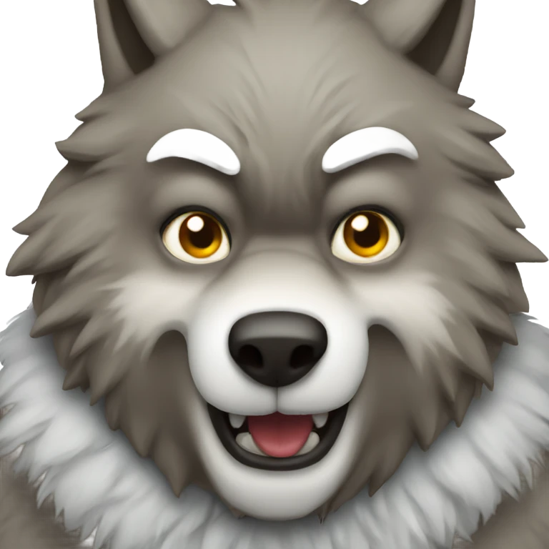 Big bad wolf emoji