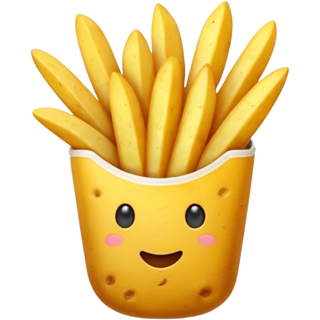 yellow patato fries emoji