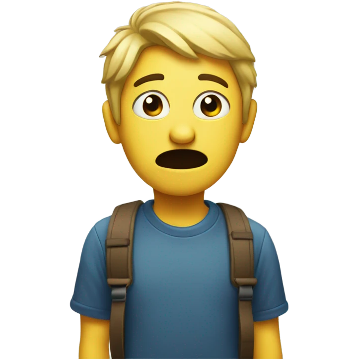 confused face emoji