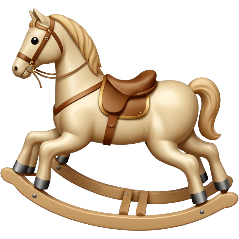 beige plus Rocking Horse emoji