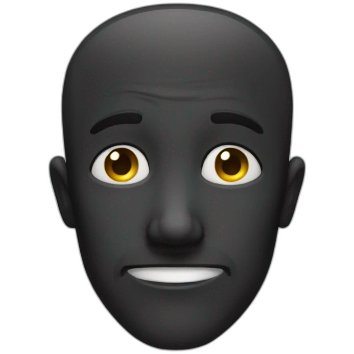deep dark sadness with a smile emoji