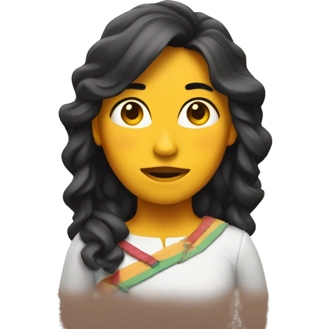 Chica trigueña emoji