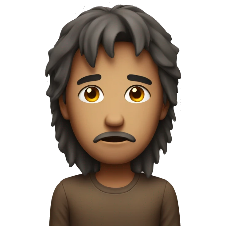 Disappointed face emoji