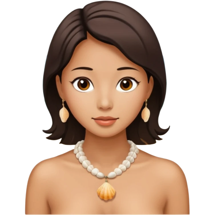 Naked chinese woman at the beach emoji