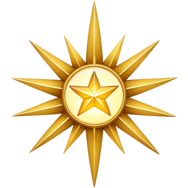 Nine pointed star  emoji