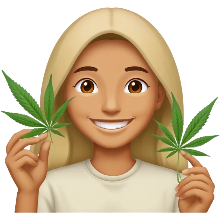 High on marijuana eureka moment  emoji