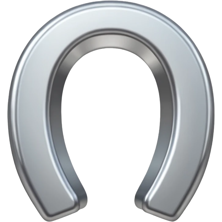 Cute horse shoe emoji