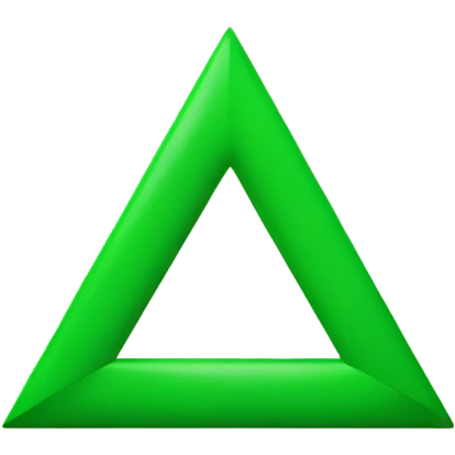 green triangle emoji