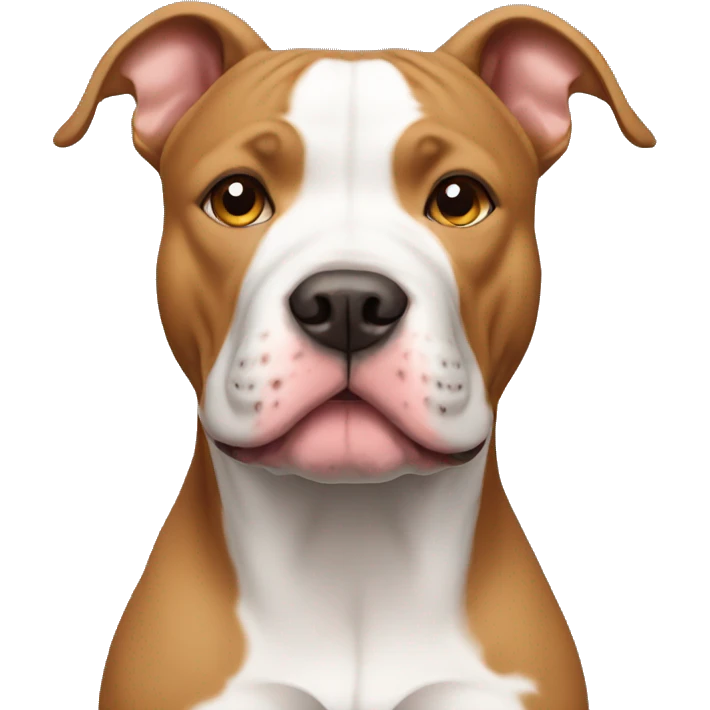 pitbull with cropped ears emoji