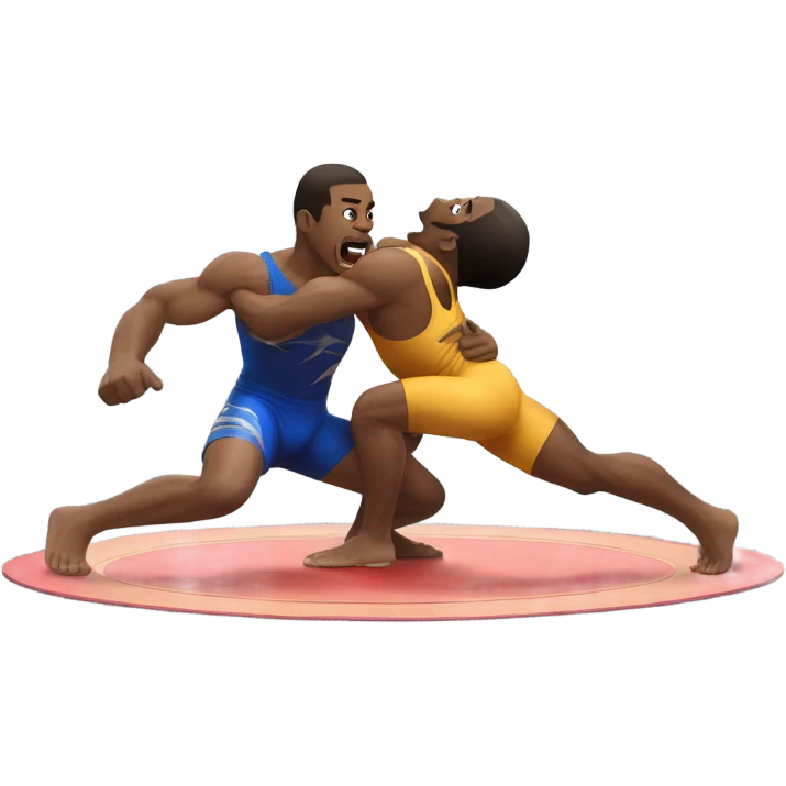 Wrestling  emoji