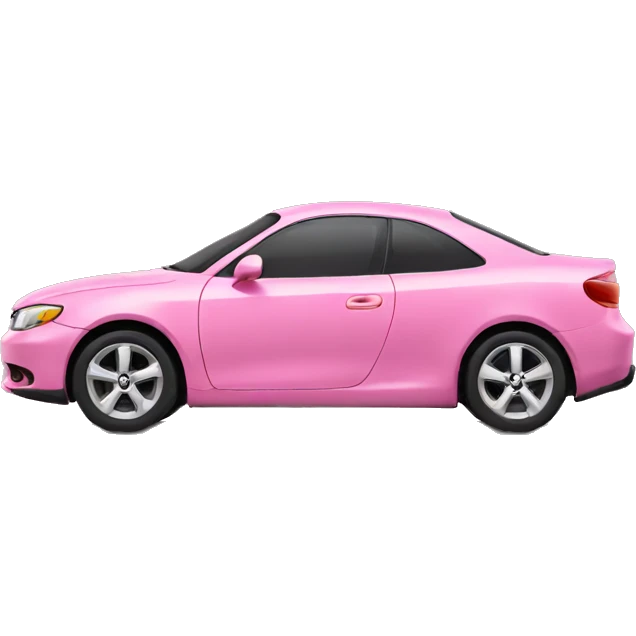 Pink car emoji