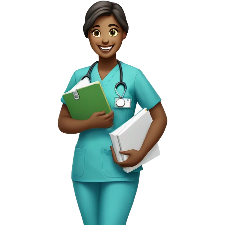 happy nursing student  emoji