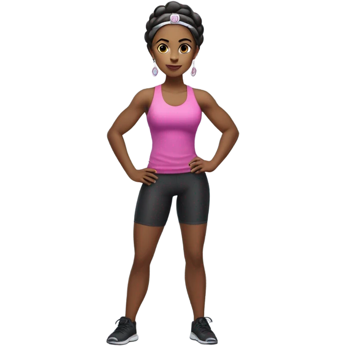 Gym princess emoji