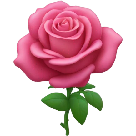 Rose dans la bouche emoji