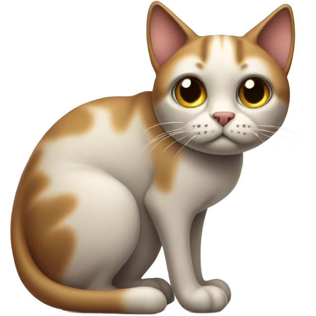 sad meowing cat emoji