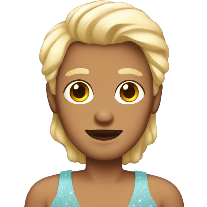 trans man in a dress emoji
