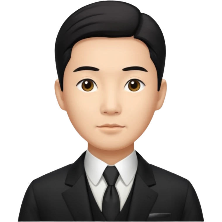 Hong Kong aisan colonial times gentleman elite with white background emoji