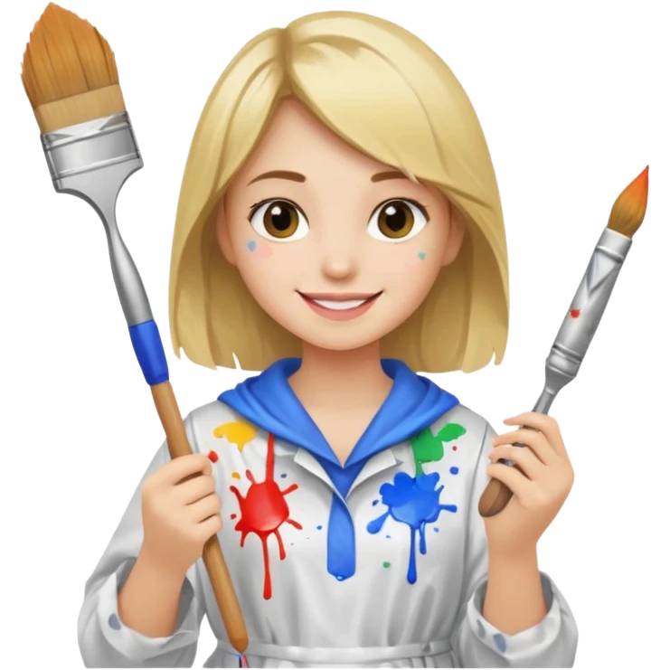 girl painter emoji
