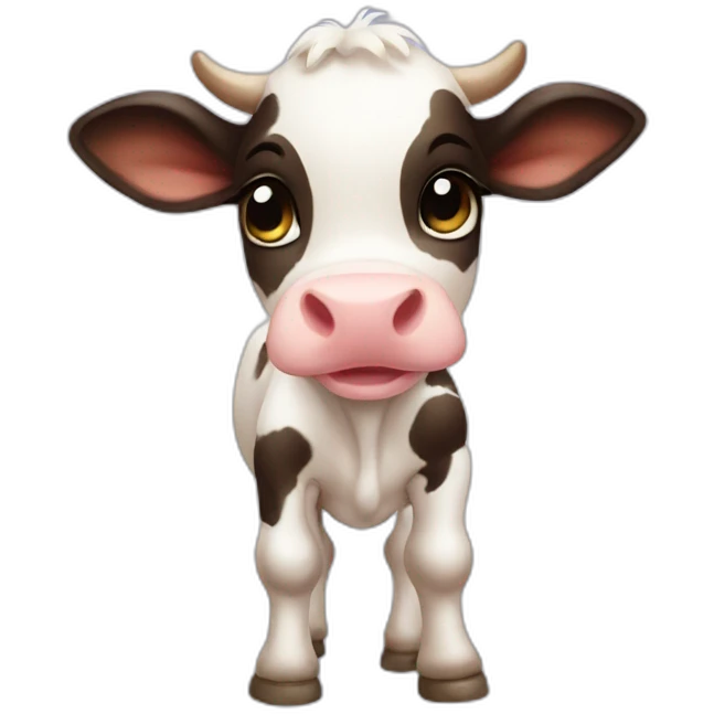 Baby cow emoji