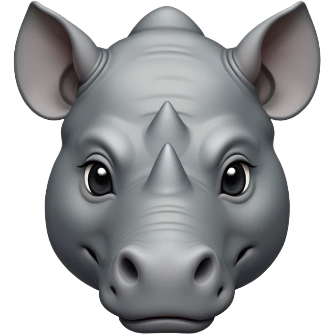 cinematic-noble-rhinoceros-portrait-emoji,-poised,-with-a-massive,-powerful-build-and-a-thick,-hide-of-slate-gray,-deep-set-soulful-piercing-eyes,-simplified-yet-sharp-and-sophisticated-features,-highly-detailed, with large black eyes emoji